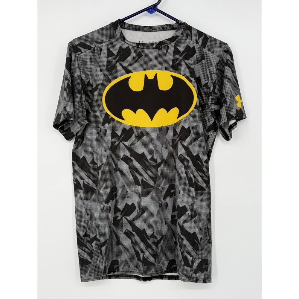 Under Armour Boys Batman Compression Short Sleeve XL